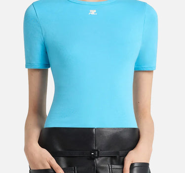 T-shirt "Signature Contrast" 125JTS017JS0203 7027 COURREGES 