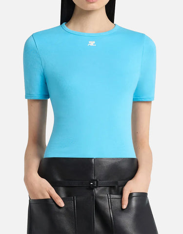 T-shirt "Signature Contrast" 125JTS017JS0203 7027 COURREGES 