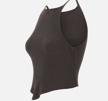 Top "Signature pointy rib knit" 125MTO042FI0001 CARBON COURREGES 