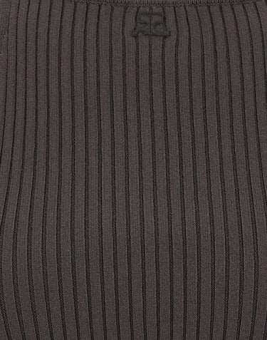 Top "Signature pointy rib knit" 125MTO042FI0001 CARBON COURREGES 