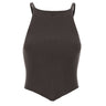 Top "Signature pointy rib knit" 125MTO042FI0001 CARBON COURREGES 