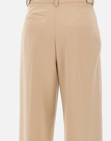 Pantaloni "Heritage Pleated" 126CPA450PL0159 SAND COURREGES 