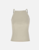 "Contrast Tank Top" 126JDE149JS0203 HERWHITE COURREGES 
