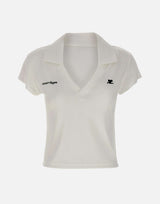 Polo "Sports Cropped" 126JPO057JS0195 HERWHITE COURREGES 