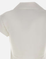 Polo "Sports Cropped" 126JPO057JS0195 HERWHITE COURREGES 