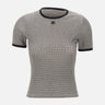 T-shirt con logo a contrasto 126JTS017JS0223 HOUND COURREGES 