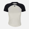 T-Shirt "Circle Contrast" 325JTS214JS0203 WHTBLK COURREGES 
