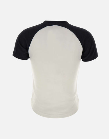 T-Shirt "Circle Contrast" 325JTS214JS0203 WHTBLK COURREGES 