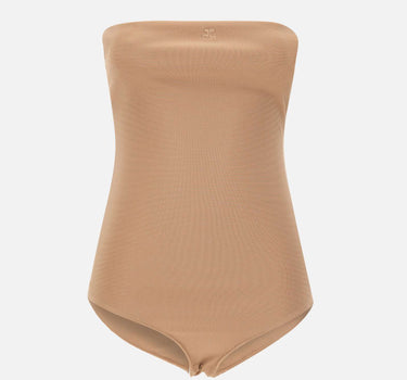"Bustier Lingerie Jersey Bodysuit" 425JBD161JS0256 DUNE COURREGES 