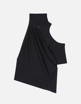 "Twisted jersey t-shirt" 425JTS231JS0233 BLACK COURREGES 
