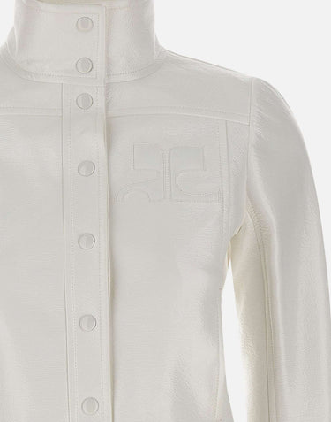 Giacca "Reedition Vinyl" PERCBL005VY0014 HERWHITE COURREGES 