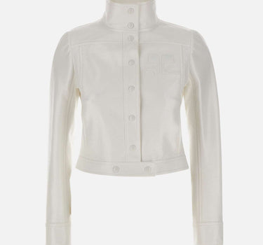 Giacca "Reedition Vinyl" PERCBL005VY0014 HERWHITE COURREGES 