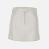 Mini gonna "Reedition Vinyl" PERCJU001VY0014 HERWHITE COURREGES 