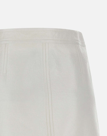 Mini gonna "Reedition Vinyl" PERCJU001VY0014 HERWHITE COURREGES 