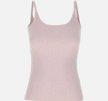 Top "Reedition" PERMDE012FI0001 LIGHTPINK COURREGES 