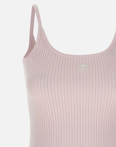 Top "Reedition" PERMDE012FI0001 LIGHTPINK COURREGES 
