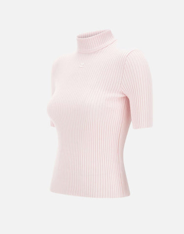 Maglia "Reedition" PERMPU026FI0001 PINK COURREGES 