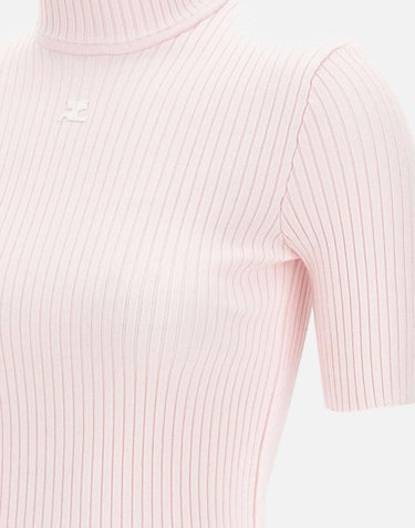 Maglia "Reedition" PERMPU026FI0001 PINK COURREGES 