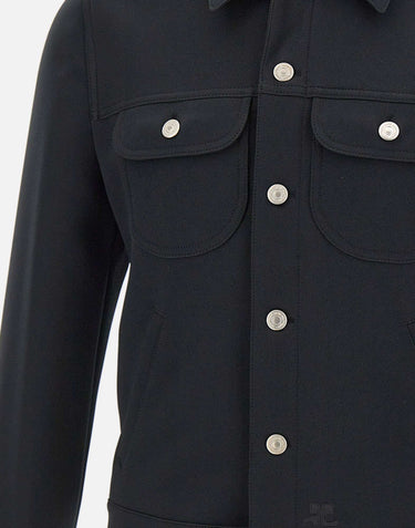 Giacca "Trucker" VESCBL024PL0007 BLACK COURREGES 