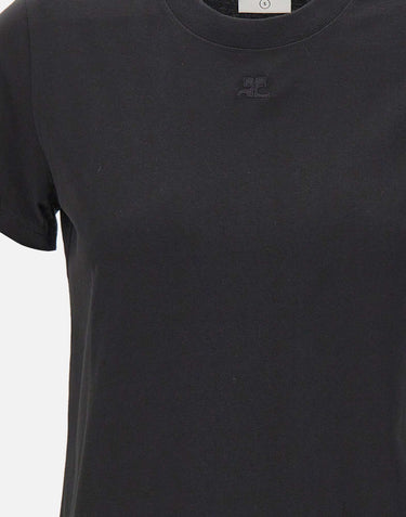T-shirt "AC" VESJTS006JS0107 BLACK COURREGES 