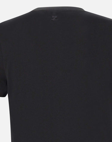 T-shirt "AC" VESJTS008JS0107 BLACK COURREGES 
