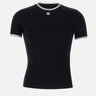 T-shirt "Signature Contrast" VESJTS020JS0070 BLKHERWHT COURREGES 