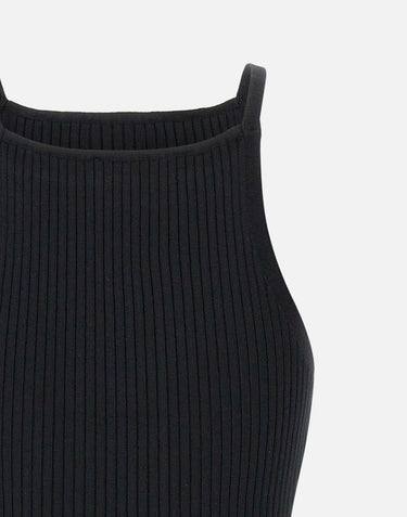 "Signature point rib knit" VESMTO042FI0001 BLACK COURREGES 