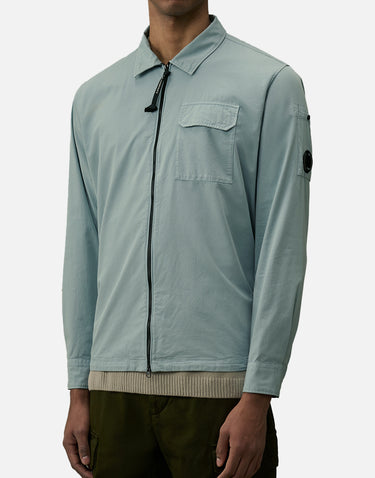 Giacca in gabardine con zip 20CMOS705A 110143G809 C.P. COMPANY 