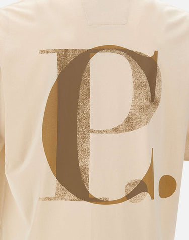T-shirt in cotone 20CMTS087A 005100W114 C.P. COMPANY 