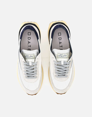 D.A.T.E. Sneakers "Athleta Nylon" WHITE Uomo 
