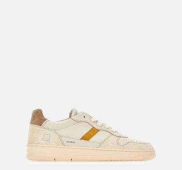 D.A.T.E. Sneakers "Court 2.0 Vintage" WHITE Uomo 