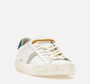 D.A.T.E. Sneakers "Hill Low Calf" WHITE Uomo 