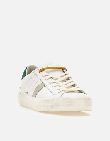 D.A.T.E. Sneakers "Hill Low Calf" WHITE Uomo 