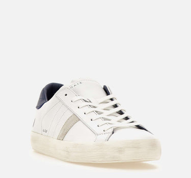 D.A.T.E. Sneakers "Hill Low Calf" WHITE Uomo 