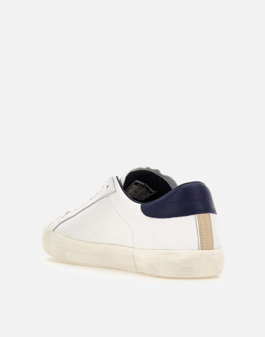 D.A.T.E. Sneakers "Hill Low Calf" WHITE Uomo 