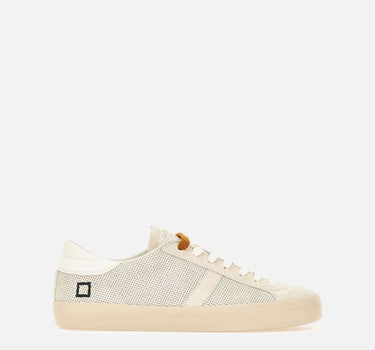 D.A.T.E. Sneakers "Hill Low Perforated" WHITE Uomo 