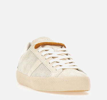 D.A.T.E. Sneakers "Hill Low Perforated" WHITE Uomo 