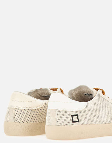 D.A.T.E. Sneakers "Hill Low Perforated" WHITE Uomo 