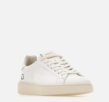 D.A.T.E. Sneakers "Levante Calf" WHITE Uomo 