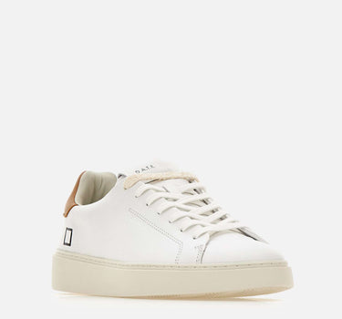 D.A.T.E. Sneakers "Levante Calf" WHITE Uomo 