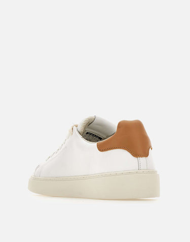 D.A.T.E. Sneakers "Levante Calf" WHITE Uomo 