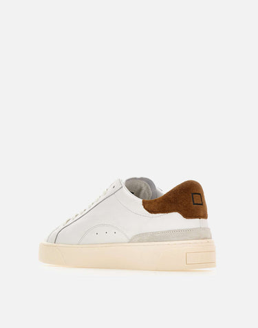 D.A.T.E. Sneakers "Sonica Calf" WHITE Uomo 