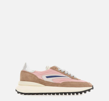 D.A.T.E. Sneakers "Athleta Nylon" Pink Donna 
