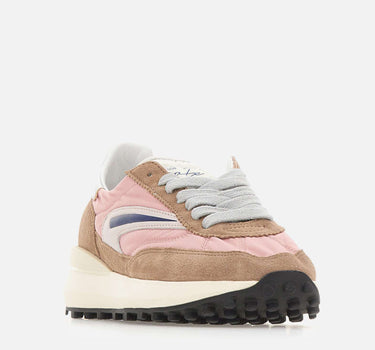 D.A.T.E. Sneakers "Athleta Nylon" Pink Donna 