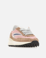 D.A.T.E. Sneakers "Athleta Nylon" Pink Donna 