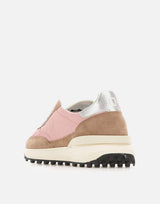 D.A.T.E. Sneakers "Athleta Nylon" Pink Donna 