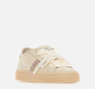 D.A.T.E. Sneakers "Tender Bow" BEIGE Donna 