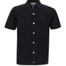 Camicia in maglia di cotone superior DC120089 NERO DELLA CIANA CASHMERE 
