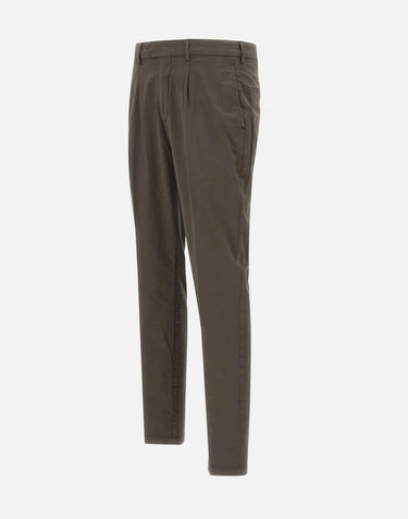 Pantaloni "DVR33" in cotone e seta DVR33R022 TC400 DEVORE 