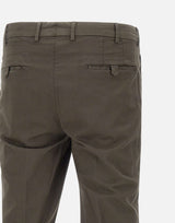 Pantaloni "DVR33" in cotone e seta DVR33R022 TC400 DEVORE 
